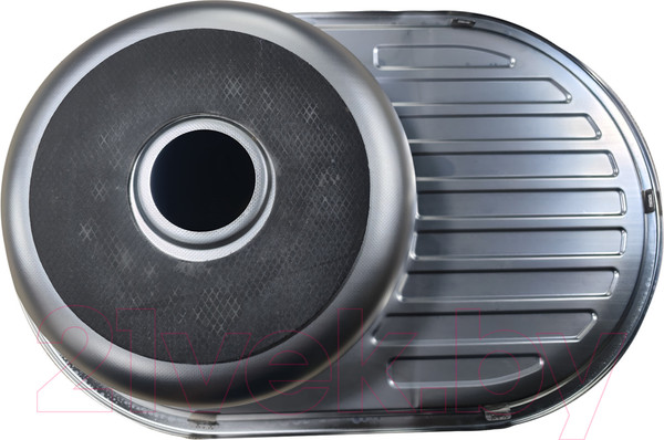 Изображение товара Мойка кухонная AKS Овальная 77x50 (полированная)