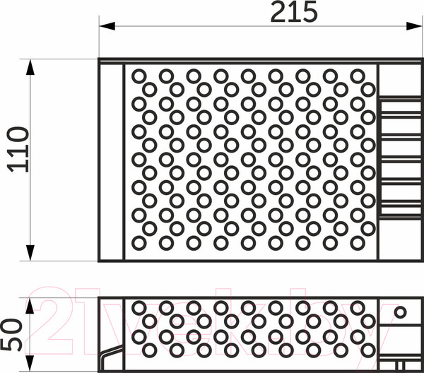 Изображение товара Адаптер для светодиодной ленты AKS Indoor 360W/12V