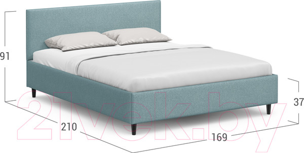 Изображение товара Двуспальная кровать Moon Family 1259 / К004419