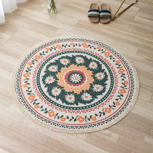 Изображение товара Коврик Mio Tesoro Сozy Flower C0012770E (120х120)