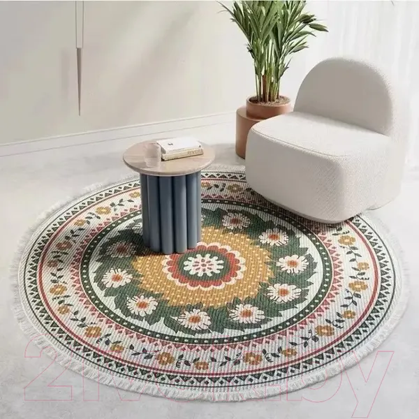 Изображение товара Коврик Mio Tesoro Сozy Flower C0012770E (120х120)