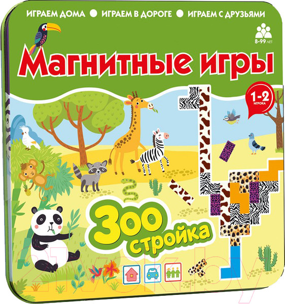 Изображение товара Развивающая игра Bumbaram Магнитная игра Зоостройка / IM-1017