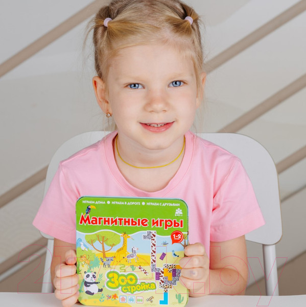 Изображение товара Развивающая игра Bumbaram Магнитная игра Зоостройка / IM-1017