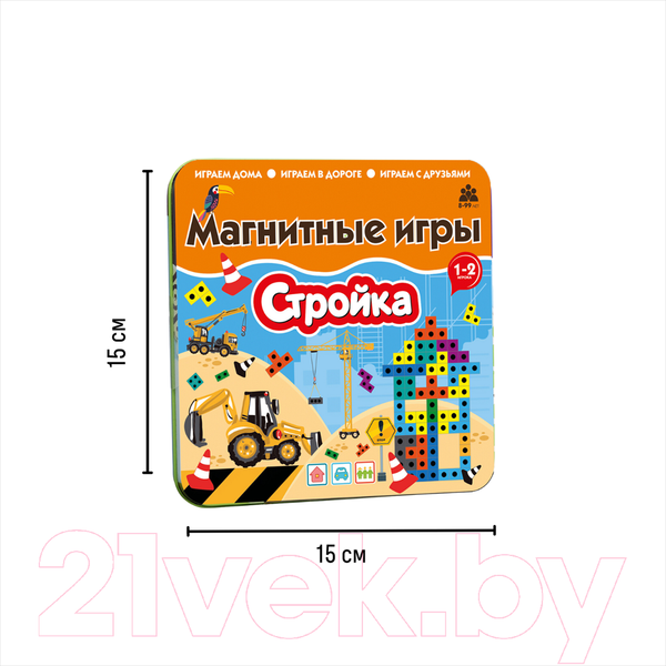 Изображение товара Развивающая игра Bumbaram Магнитная игра Стройка / IM-1016