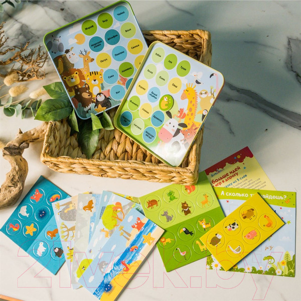 Изображение товара Развивающая игра Bumbaram Магнитная игра Лото Животные / IM-1015