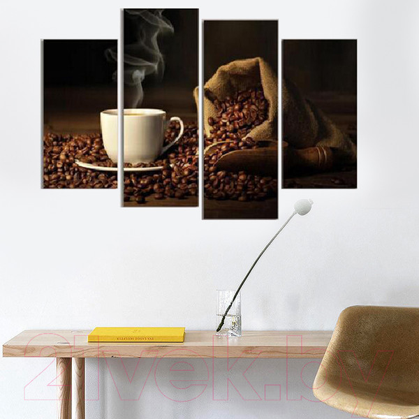 Изображение товара Картина модульная Mio Tesoro Coffee C0010838A