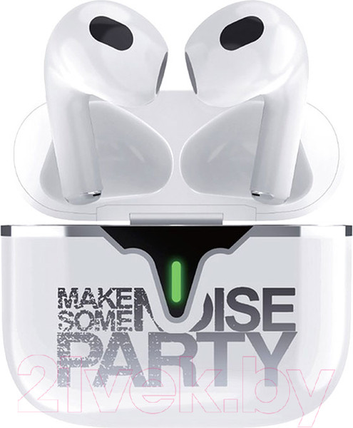 Изображение товара Беспроводные наушники Qumo TWS Life Party ВТ 0101 / Q42342 (белый)