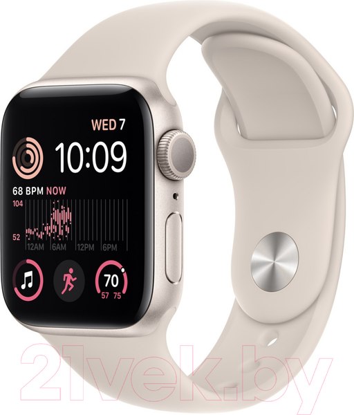 Умные часы Apple Watch SE 2 GPS 40mm (звездный свет, ремешок M/L)