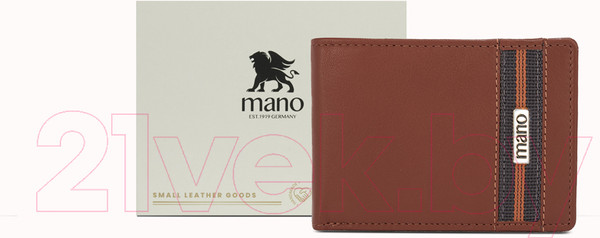 Изображение товара Портмоне Mano Don Leonardo / M191953102 (коньячный)