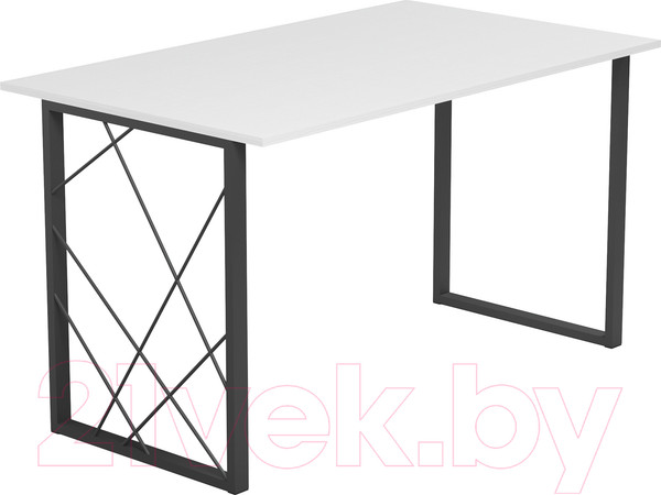 Изображение товара Письменный стол Mio Tesoro Джино 120x70 (белый/черный)