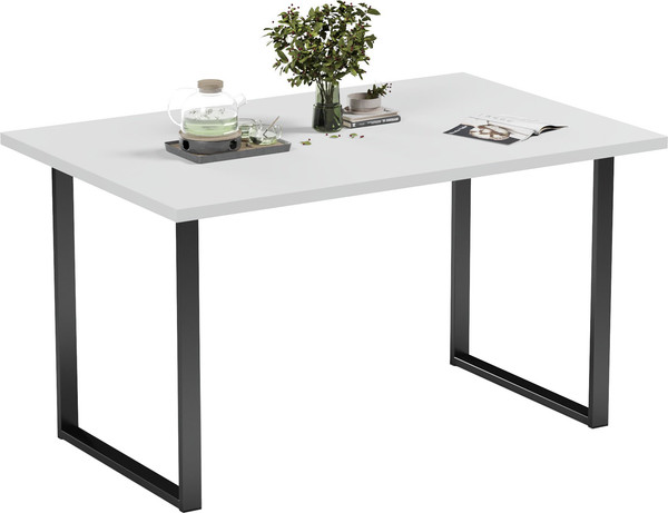 Обеденный стол Soma Tako 120x66 (белый/черный)