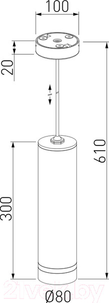 Изображение товара Светильник уличный Elektrostandard DLR023 IP54 12W 4200K (черный матовый)