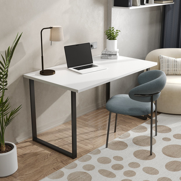 Изображение товара Письменный стол Soma Bliss 120x66 (белый/черный)