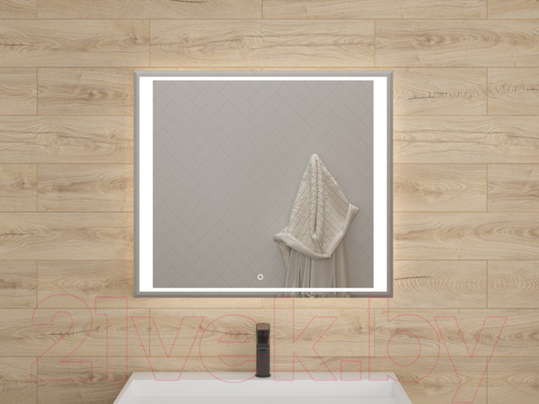 Изображение товара Зеркало Style Line Лайт 02 с LED-подсветкой 80x70 (без подогрева)