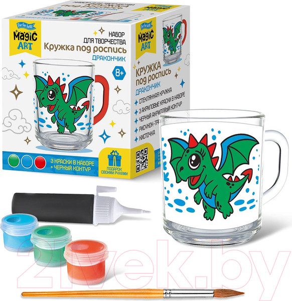 Изображение товара Набор для творчества Десятое королевство Кружка под роспись дракончик / 05054