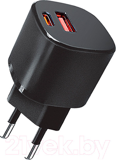 Изображение товара Адаптер питания сетевой Qumo Energy Charger 0072 / Q43014 (черный)