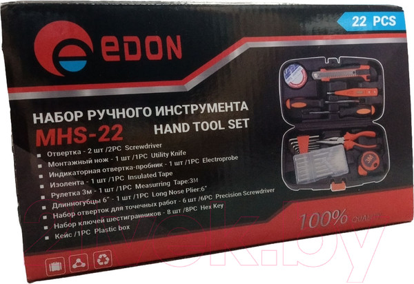 Изображение товара Универсальный набор инструментов Edon MHS-22