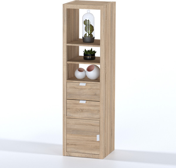 Изображение товара Стеллаж Mio Tesoro Фора 4L (дуб беленый)