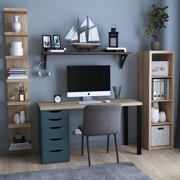 Изображение товара Стеллаж Mio Tesoro Фора 4L (дуб беленый)