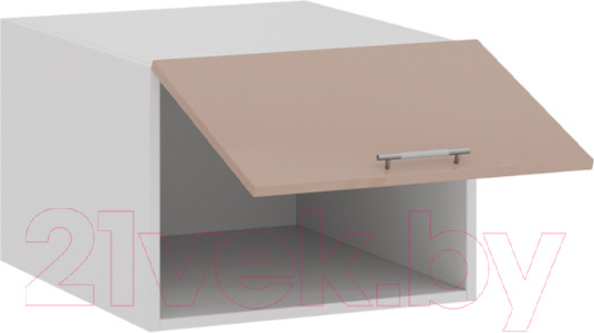 Изображение товара Шкаф навесной для кухни ТриЯ Весна 1В5ГП (белый/кофе с молоком)