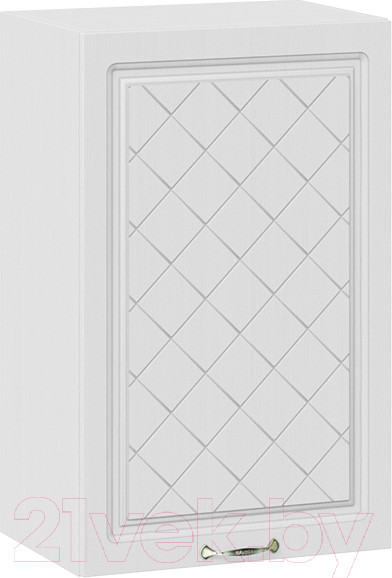 Изображение товара Шкаф навесной для кухни ТриЯ Бьянка 1В45 (белый/дуб белый)