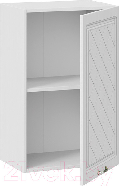 Изображение товара Шкаф навесной для кухни ТриЯ Бьянка 1В45 (белый/дуб белый)