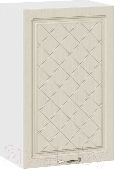 Изображение товара Шкаф навесной для кухни ТриЯ Бьянка 1В45 (белый/дуб ваниль)