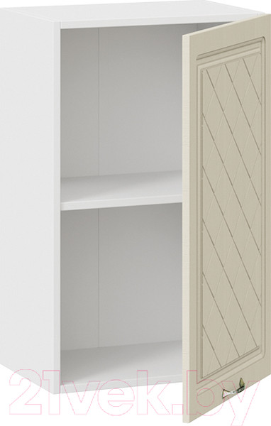 Изображение товара Шкаф навесной для кухни ТриЯ Бьянка 1В45 (белый/дуб ваниль)