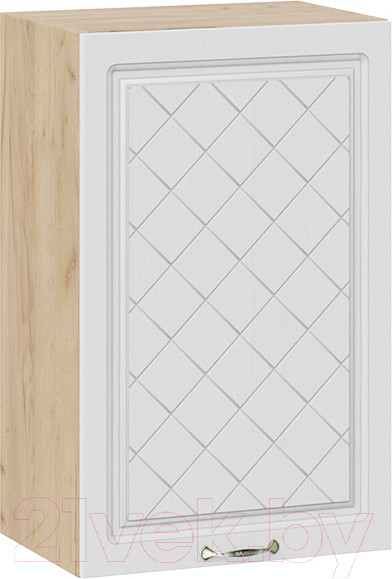 Изображение товара Шкаф навесной для кухни ТриЯ Бьянка 1В45 (дуб крафт золотой/дуб белый)