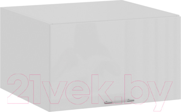 Изображение товара Шкаф навесной для кухни ТриЯ Весна 1В6ГП (белый/белый глянец)