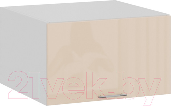 Изображение товара Шкаф навесной для кухни ТриЯ Весна 1В6ГП (белый/ваниль глянец)