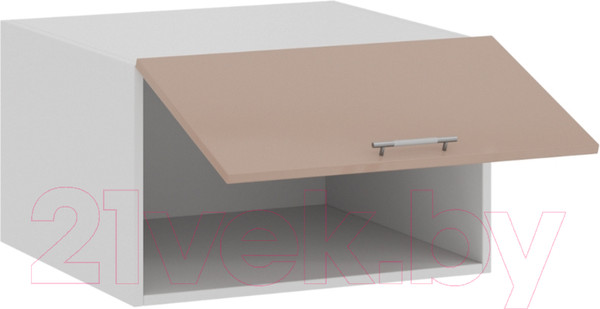 Изображение товара Шкаф навесной для кухни ТриЯ Весна 1В6ГП (белый/кофе с молоком)