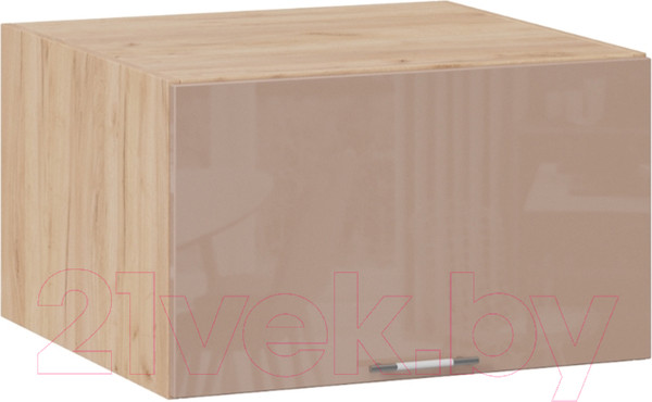 Изображение товара Шкаф навесной для кухни ТриЯ Весна 1В6ГП (дуб крафт золотой/кофе с молоком)