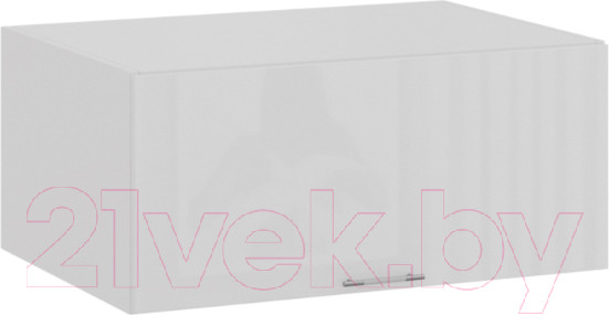 Изображение товара Шкаф навесной для кухни ТриЯ Весна 1В8ГП (белый/белый глянец)