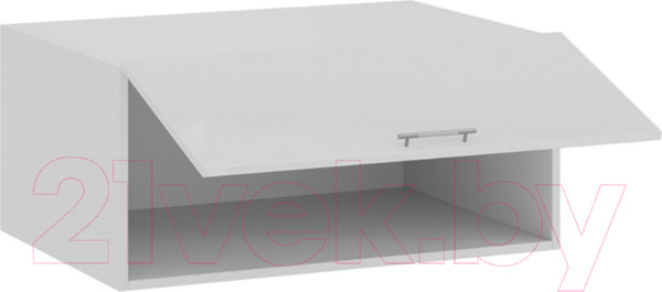 Изображение товара Шкаф навесной для кухни ТриЯ Весна 1В8ГП (белый/белый глянец)
