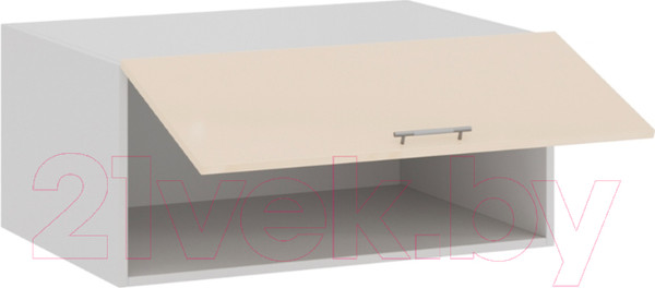 Изображение товара Шкаф навесной для кухни ТриЯ Весна 1В8ГП (белый/ваниль глянец)