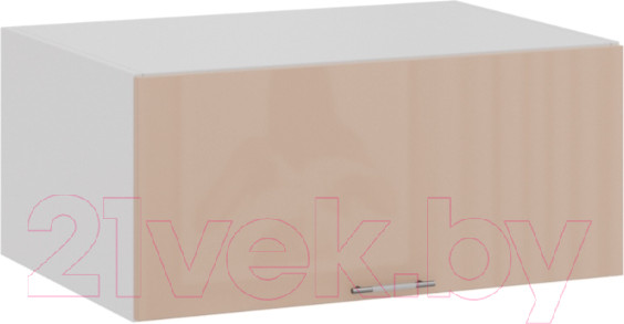 Изображение товара Шкаф навесной для кухни ТриЯ Весна 1В8ГП (белый/кофе с молоком)