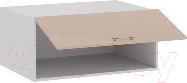 Изображение товара Шкаф навесной для кухни ТриЯ Весна 1В8ГП (белый/кофе с молоком)