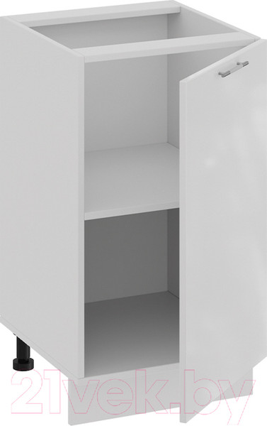 Изображение товара Шкаф-стол кухонный ТриЯ Весна 1Н45 (белый/белый глянец)