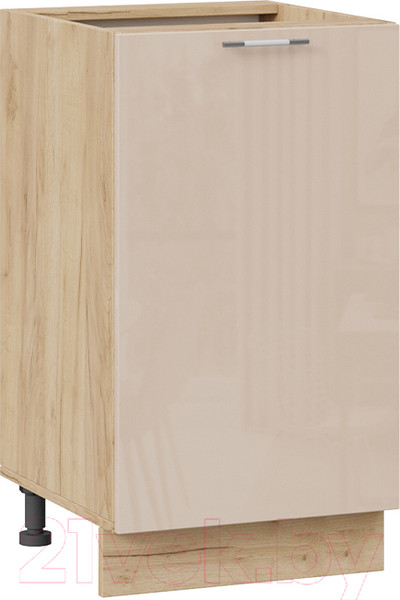 Изображение товара Шкаф-стол кухонный ТриЯ Весна 1Н45 (дуб крафт золотой/кофе с молоком)