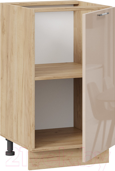 Изображение товара Шкаф-стол кухонный ТриЯ Весна 1Н45 (дуб крафт золотой/кофе с молоком)