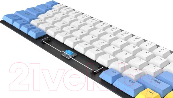Изображение товара Клавиатура Dareu EK868 (белый/синий/желтый/Red Switch)