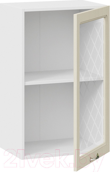 Изображение товара Шкаф навесной для кухни ТриЯ Бьянка 1В45С (белый/дуб ваниль)