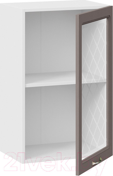 Изображение товара Шкаф навесной для кухни ТриЯ Бьянка 1В45С (белый/дуб серый)