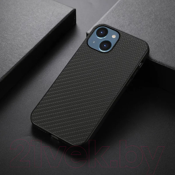 Изображение товара Чехол-накладка G-Case Для iPhone 14 (черная кожа)