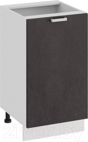 Изображение товара Шкаф-стол кухонный ТриЯ Гранита 1Н45 (белый/бетон графит)
