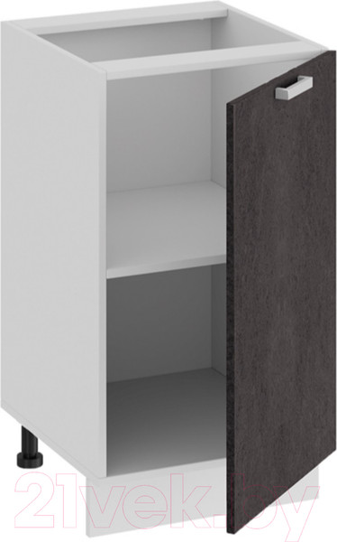 Изображение товара Шкаф-стол кухонный ТриЯ Гранита 1Н45 (белый/бетон графит)