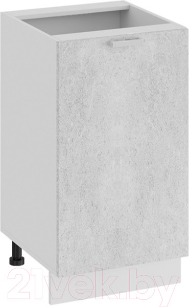 Изображение товара Шкаф-стол кухонный ТриЯ Гранита 1Н45 (белый/бетон снежный)