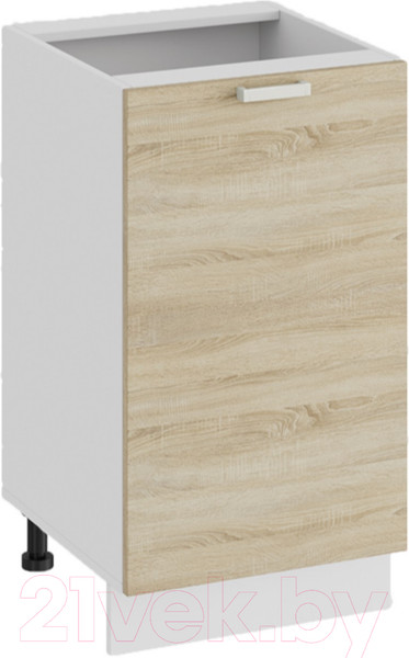 Изображение товара Шкаф-стол кухонный ТриЯ Гранита 1Н45 (белый/дуб сонома)