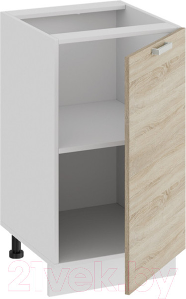 Изображение товара Шкаф-стол кухонный ТриЯ Гранита 1Н45 (белый/дуб сонома)